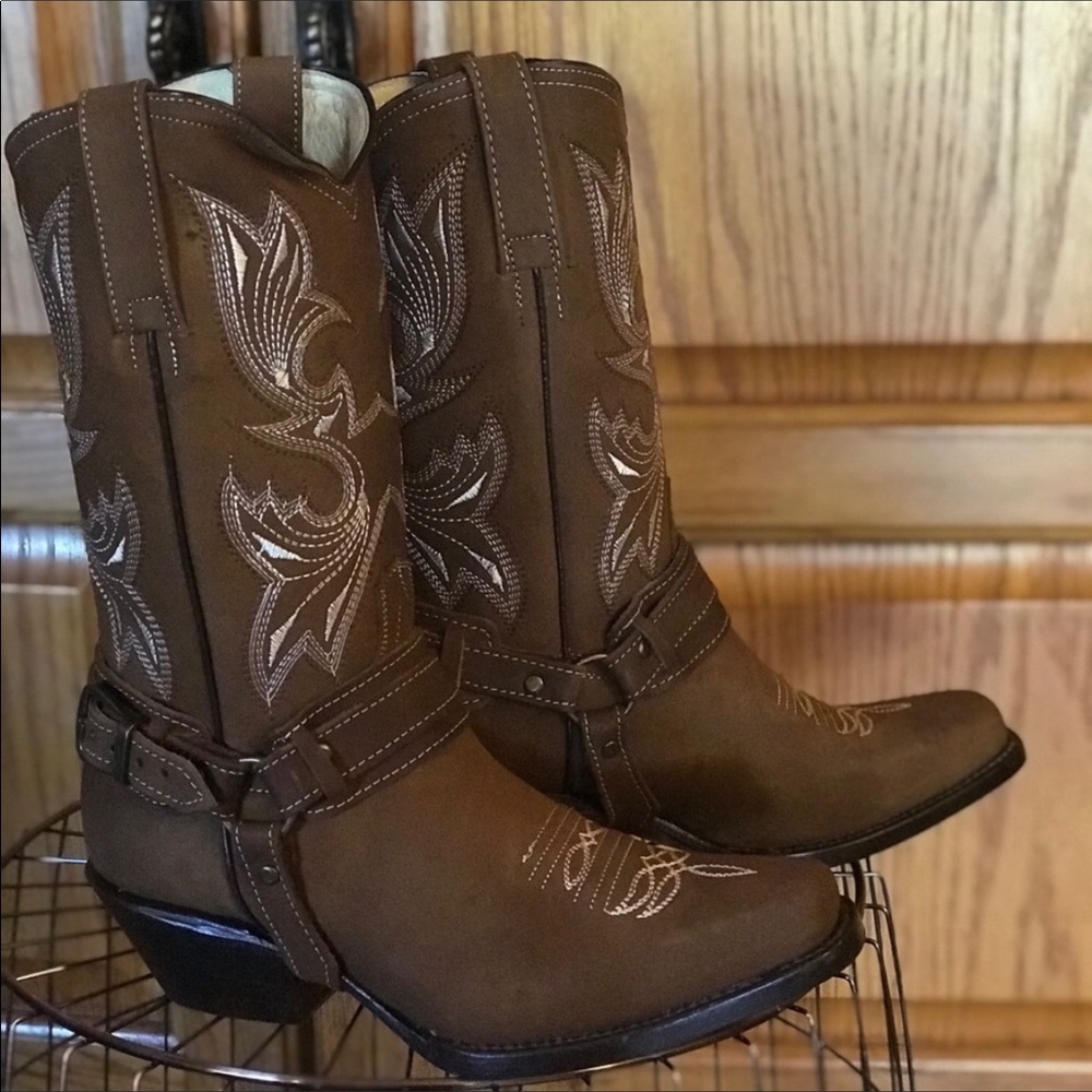Cowboy leather 💕🤠boots